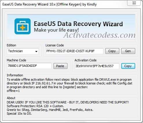 keygen active@ file recovery v. 9.5.4